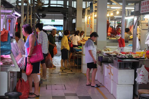 Sức sống chợ truyền thống ở Singapore ảnh 1